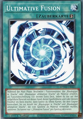 SDWD-DE021 - Ultimative Fusion - Common - 1.Auflage - Deutsch - Structure Deck: Blue-Eyes White Destiny - mit MZTCG Versandschutz - Yugioh von MZTCG