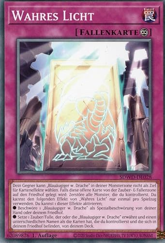 SDWD-DE028 - Wahres Licht - Common - 1.Auflage - Deutsch - Structure Deck: Blue-Eyes White Destiny - mit MZTCG Versandschutz - Yugioh von MZTCG