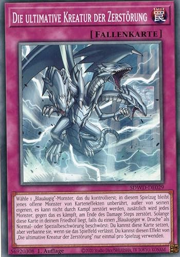 SDWD-DE029 - Die Ultimative Kreatur Der Zerstörung - Common - 1.Auflage - Deutsch - Structure Deck: Blue-Eyes White Destiny - mit MZTCG Versandschutz - Yugioh von MZTCG