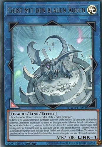 SDWD-DE033 - Geist Mit Blauen Augen - UltraRare - 1.Auflage - Deutsch - Structure Deck: Blue-Eyes White Destiny - mit MZTCG Versandschutz - Yugioh von MZTCG