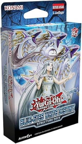 Yugioh - Structure Deck: Blue-Eyes White Destiny - Deutsch - 1. Auflage - 50 Karten (mit Einer Secret Rare Karte inklusive!) - mit MZTCG Versandschutz von MZTCG