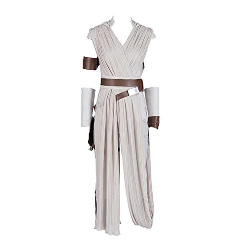 Damen Skywalker Rey Cosplay Kostüm Halloween Xmas Cosplay Kostüm Tunika Outfit von MZXDY