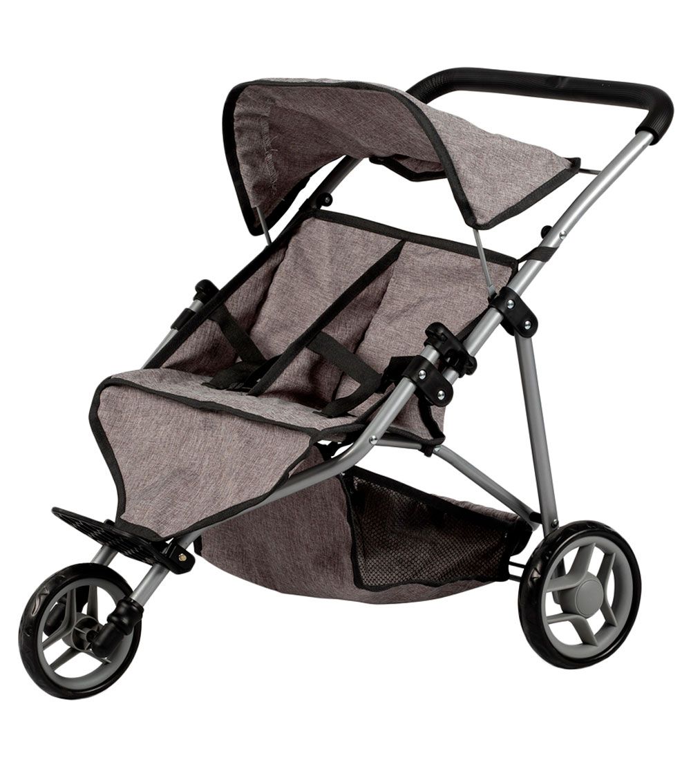 MaMaMeMo Puppenwagen für Zwillinge - Grau - MaMaMeMo - One Size - Puppenwagen MaMaMeMo Puppenwagen für Zwillinge - Grau - MaMaMeMo - One Size - Puppenwagen von MaMaMeMo
