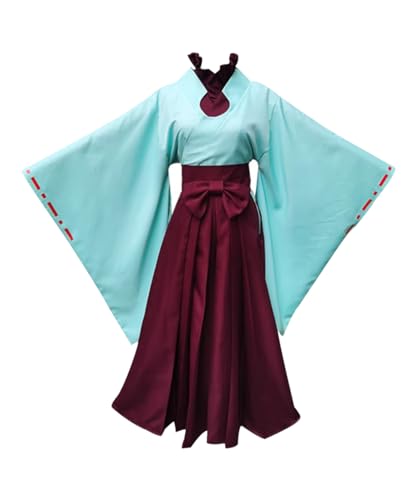 MaYng Akane Aoi Cosplay-Kostüm für Damen, Halloween, Uniform, Kimono, Hanfu, Kendo-Hose, komplettes Set (Damen, Größe S) von MaYng