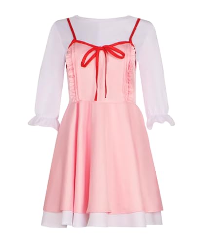 MaYng Anime Miyazono Kaori Cosplay Kostüm Damen Halloween Uniform Anzug Langes Kleid Outfits (Medium) von MaYng