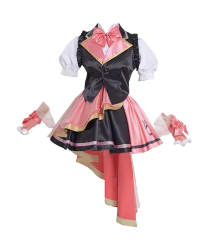 MaYng Damen Anime Kanroji Mitsuri Cosplay Kostüm Lolita Uniform Anzug Halloween Cosplay Party Outfits (Damen, S) von MaYng