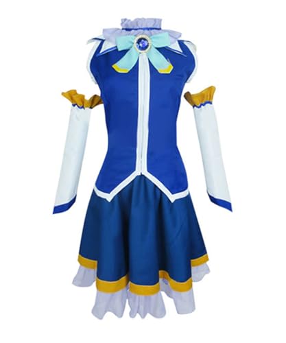 MaYng Damen Aqua Cosplay Kostüm Halloween Uniform Anzug Matrosenanzug Lolita Uniform Outfits (Medium) von MaYng