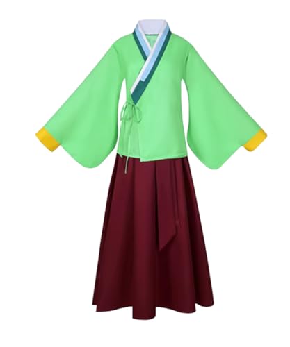 MaYng Damen The Apothecary Diaries Cosplay Maomao Kostüm Halloween Uniform Kimono Komplettes Set Hanfu (klein) von MaYng