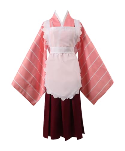 MaYng KannaKamui Cosplay-Kostüm für Damen, Halloween, Uniform, Anzug, langes Kleid, Lolita-Uniform-Outfits (Damen, Größe L) von MaYng