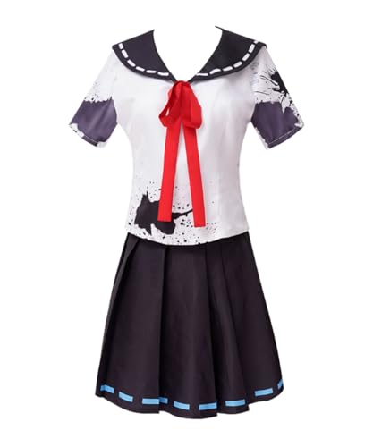 MaYng Tomie Kawakami Cosplay-Kostüm für Damen, Halloween, Uniform-Anzug, maßgeschneidert, Matrosenanzug, Größe L von MaYng