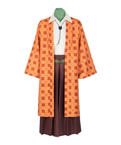 MaYng Unisex Anime Kamado Tanjirou Cosplay Kostüm Halloween Unform Suit Cosplay Party Outfits (Herren, groß) von MaYng