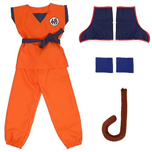 Manga Anime Kostüm Cosplay Cartoon Orange Kostüm Überschuhen Halloween-Kostüm Karneval Performance Party Cosplay Requisiten(Orange, M) von Maazusa