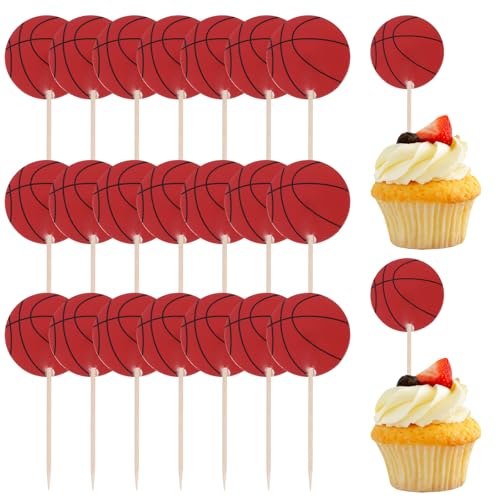 48 Stück Cupcake Tortendeko Basketball,Mabor Cupcake Deko Muffin Torten Deko Geburtstag für Themenpartys Geburtstagsfeiern Babypartys 48 Stück Cupcake Tortendeko Basketball,Mabor Cupcake Deko Muffin Torten Deko Geburtstag für Themenpartys Geburtstagsfeiern Babypartys von Mabor