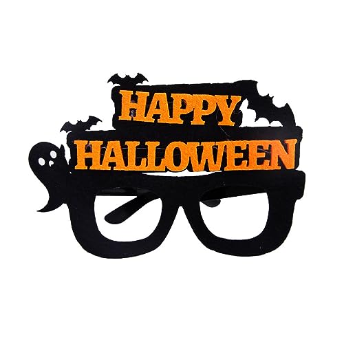 Mabta Lustige Halloween-Brille, Kürbis-Brille, Cosplay-Requisiten, Party-Dekoration, Neuheit, Brillen, Halloween-Kostüm, Foto-Requisiten von Mabta