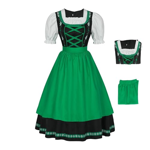 Maciun Karnevals-Outfit für Damen, kurzärmelig, Festival-Kostüm, stilvolles Bier-Kostüm, Karnevals-Outfit für Damen von Maciun