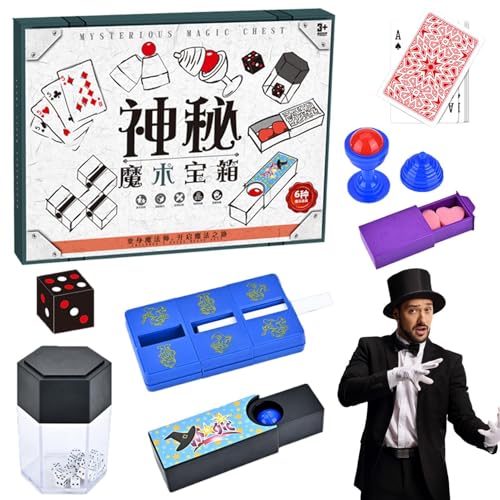 Maciun Kids Magic Kit - Funny Kids Magic Tricks Kit - Complete Magic Show Kit, Children Magic Set for Cultivate Patience & Concentration von Maciun