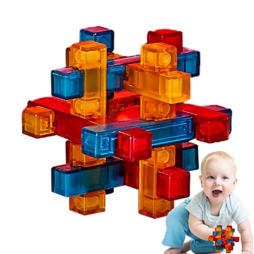 Maciun Puzzle für Erwachsene – Entsperren Sie ineinandergreifende 3D-Puzzles – Lernspielzeug IQ-Test, Logik-Puzzle, Weihnachtsgeburtstagsgeschenke für Jugendliche und Erwachsene von Maciun