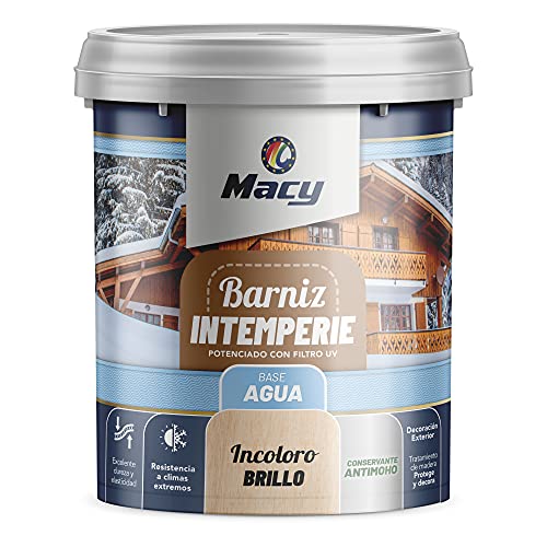 Intemperia-Lack, wasserbeständig, matt, 4 Liter von Macy