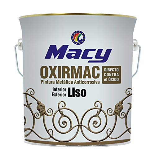 Oxirmac Emaille, glatt, glänzend, für Innen- und Außenbereich, 375 Milliliter, Hellgrün von Macy