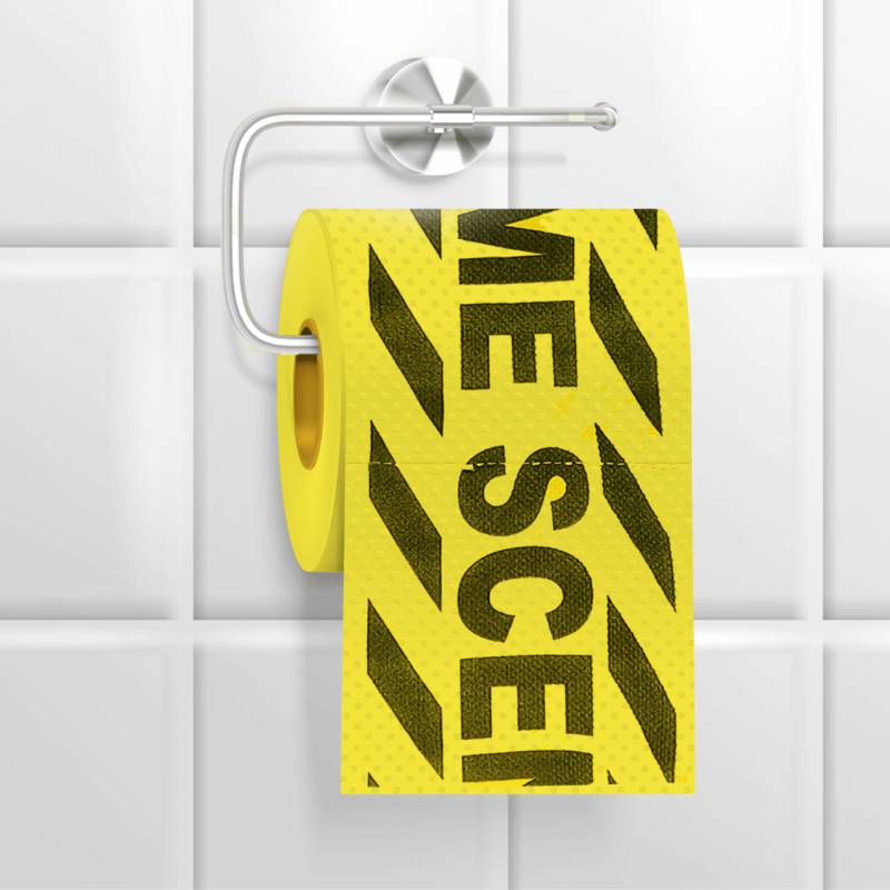 Mad Monkey - Toilettenpapier Crime Scene von Mad Monkey