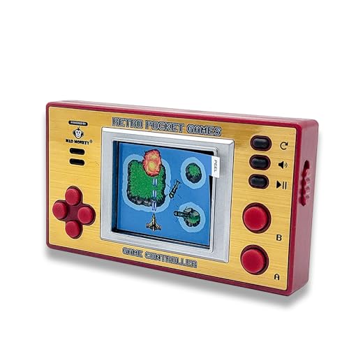 Spielekonsole für Unterwegs, Retro Spiele, 1,8 Zoll LCD Display, inkl. 153x8 Bit Spielen Spielekonsole für Unterwegs, Retro Spiele, 1,8 Zoll LCD Display, inkl. 153x8 Bit Spielen von Mad Monkey