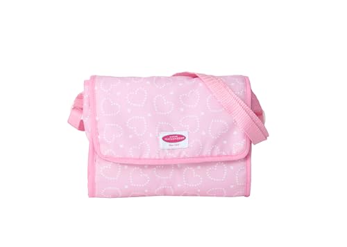 Madame Alexander On-The-Go Wickeltasche Essentials Set für Puppen, rosa Herzen von Madame Alexander