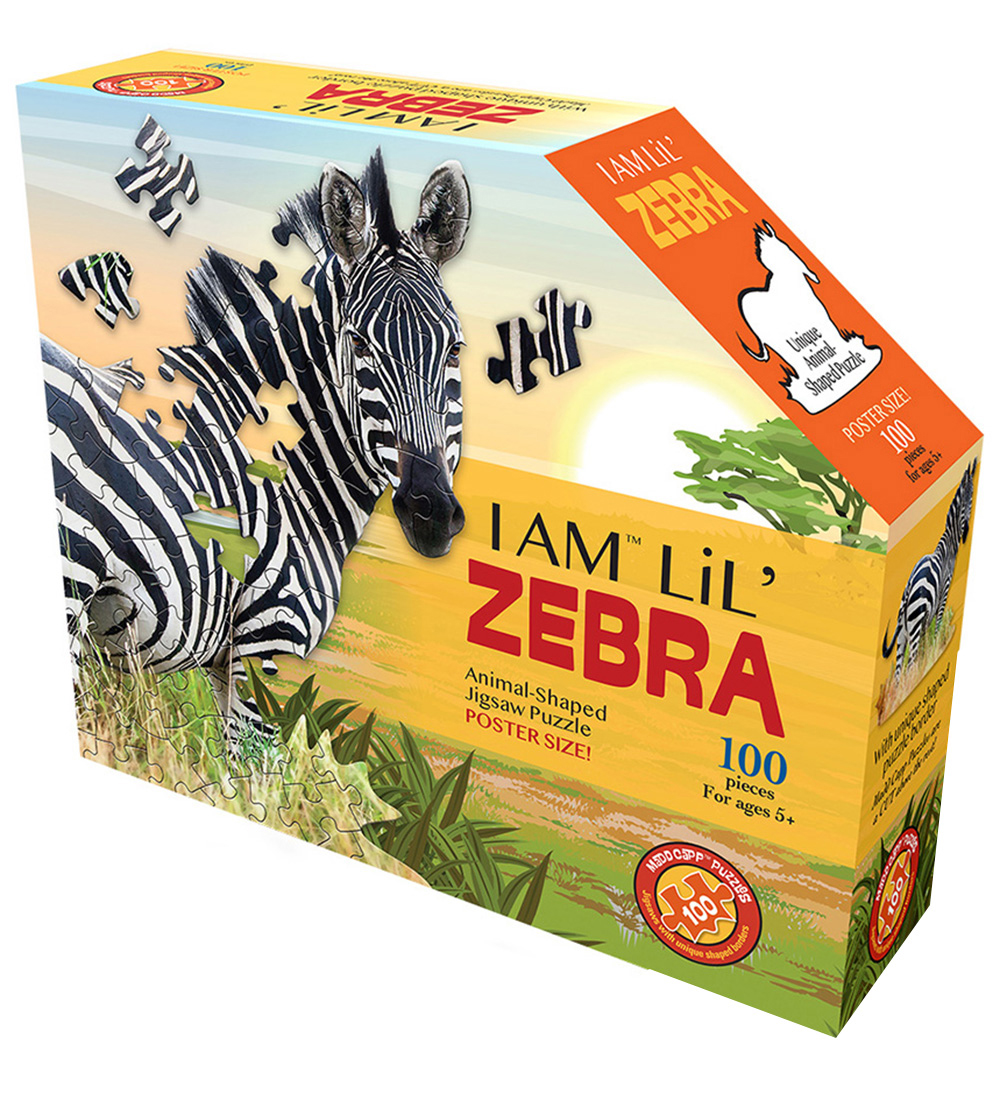 Madd Capp Puzzles Puzzlespiel - 100 Teile - Zebra - Madd Capp Puzzles - One Size - Puzzlespiele Madd Capp Puzzles Puzzlespiel - 100 Teile - Zebra - Madd Capp Puzzles - One Size - Puzzlespiele von Madd Capp Puzzles