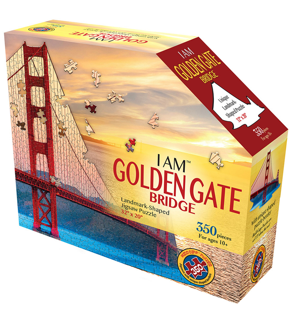 Madd Capp Puzzles Puzzlespiel - 350 Teile - Golden Gate Brücke - Madd Capp Puzzles - One Size - Puzzlespiele Madd Capp Puzzles Puzzlespiel - 350 Teile - Golden Gate Brücke - Madd Capp Puzzles - One Size - Puzzlespiele von Madd Capp Puzzles