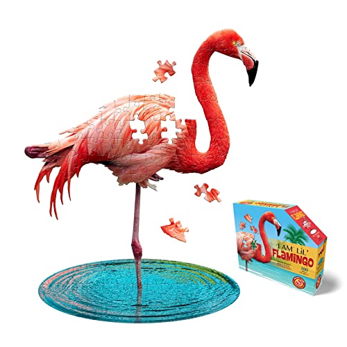 Madd Capp 884009 Shape Puzzle Junior Flamingo, Konturpuzzle 100 Teile, für Kinder und Erwachsene, Mehrfarbig von Madd Capp