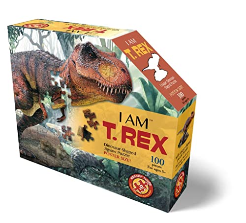 Madd Capp Shape Puzzle Junior, Konturpuzzle T-Rex, für Erwachsene und Kinder, 100 Teile Madd Capp Shape Puzzle Junior, Konturpuzzle T-Rex, für Erwachsene und Kinder, 100 Teile von Madd Capp