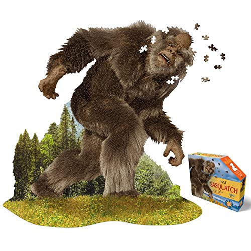 Madd Capp Sasquatch 1000 Teile Puzzle für Kinder ab 12 Jahren – 7005 – Einzigartige geformte Bordüre, Postergröße, zufälliger Schnitt, Deluxe fünfseitige manipulationssichere Box, inklusive pädagogischen Madd Capp Fun Facts von Madd Capp