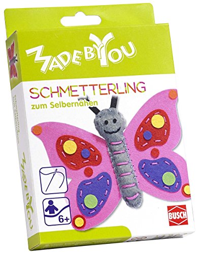 MADE BY YOU 13038" Pink Schmetterling zum Selbernähen Kinder-Bastelset von MADE BY YOU