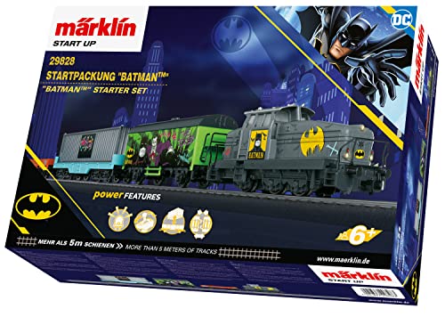 Märklin Start up 29828 - Startpackung Batman, Spur H0 Modelleisenbahn, Startset mit Zug und Gleisen, ab 6 Jahre von Märklin start up