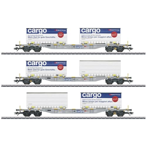 Märklin 47463 H0 3er-Set Containerwagen der SBB von Märklin