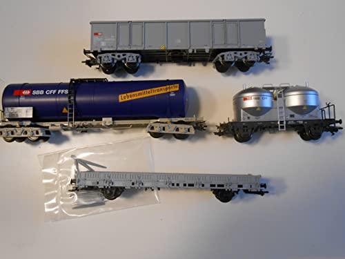 Märklin 4 teiliges Güterwagen Set der SBB aus Startpackung 29484, NEU von Märklin