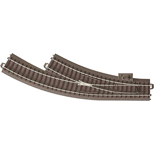 Märklin 4028106626722 - Bogenweiche rechts R1, 360 mm, Trix H0, Braungrau von Trix