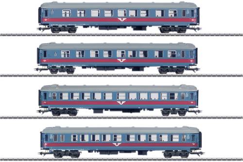 Märklin 43789 H0 4er-Set Personenwagen der SJ von Märklin