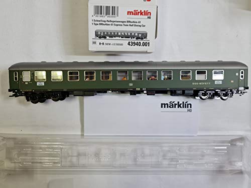 Märklin 43940 001 Schnellzugwagen DB mit 10 Preiser-Figuren Halbspeisewagen von Märklin