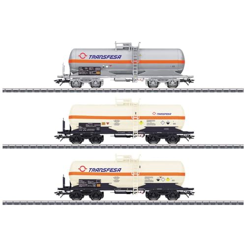 Märklin 46472 H0 3er-Set Chemiekesselwagen der Transfesa von Märklin