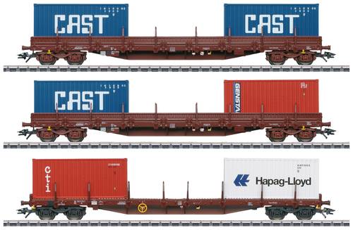 Märklin 47119 H0 3er-Set Containerwagen der SNCB von Märklin