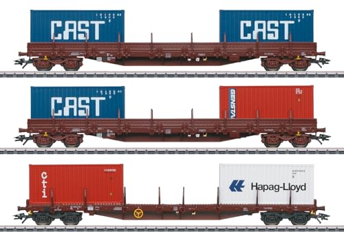 Märklin 47119 H0 3er-Set Containerwagen der SNCB von Märklin