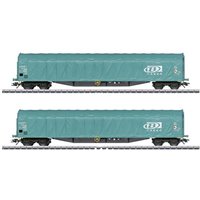 Märklin 47164 H0 2er-Set Schiebeplanenwagen der SNCB von Märklin