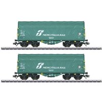 Märklin 47228 H0 2er-Set Schiebeplanenwagen Shimmns der Mercitalia Rail S.r.l von Märklin