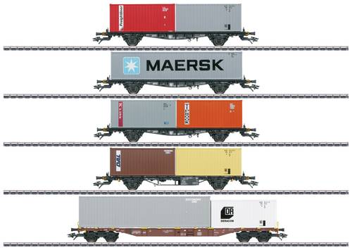 Märklin 47680 H0 Containerwagen-Set der DB, MHI von Märklin