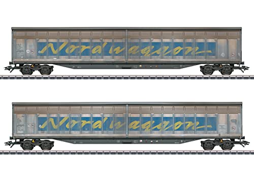 Märklin 48065 Modellbahn-Schiebewandwagen-Set, Bunt von Märklin