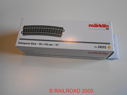 Märklin 6X 24315 - gebogenes C-Gleis R3 15° in OVP von Märklin