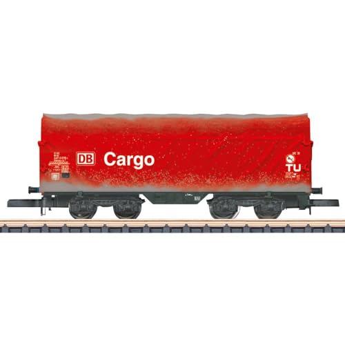 Märklin 86357 Schiebeplanenwagen Modellbahn-Waggon, rot, Z von Märklin