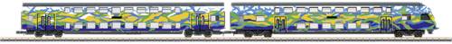 Märklin 87307 Z Doppelstockwagen-Set Touristik 2 der DB AG von Märklin