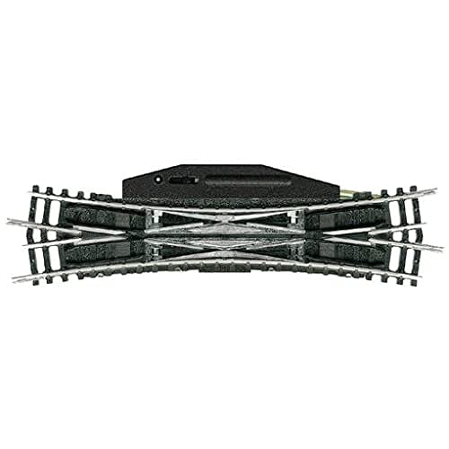 Minitrix 14960 - Doppelkreuzungsweiche – Radius R4 15° Länge 129,8 mm - Detailgetreue Modelleisenbahn-Zubehör - Hohe Qualität und Präzision - Spur N Minitrix 14960 - Doppelkreuzungsweiche – Radius R4 15° Länge 129,8 mm - Detailgetreue Modelleisenbahn-Zubehör - Hohe Qualität und Präzision - Spur N von Märklin