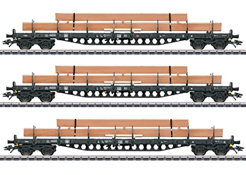 Märklin 47153 H0 3er-Set Rungenwagen Rs der DB AG, MHI von Märklin